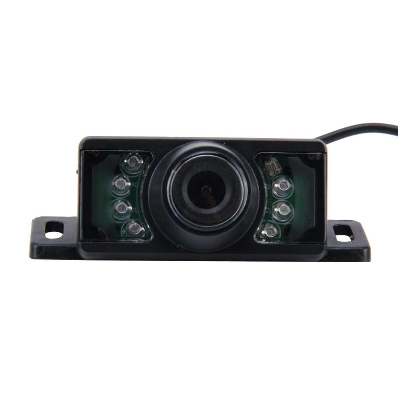 7 LED IR Infrared Waterproof Night Vision Rear View Camera for Car GPS, Wide viewing angle: 170 degr