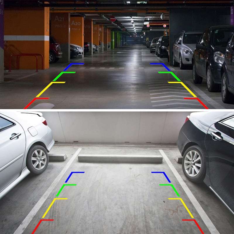 7 LED IR Infrared Waterproof Night Vision Rear View Camera for Car GPS, Wide viewing angle: 170 degr