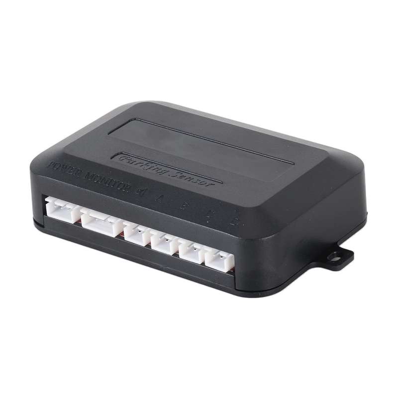 Auto Electromagnetic Back-Up Parking 4 x Sensors, Detecting Distance: 0.3-3m(Black)
