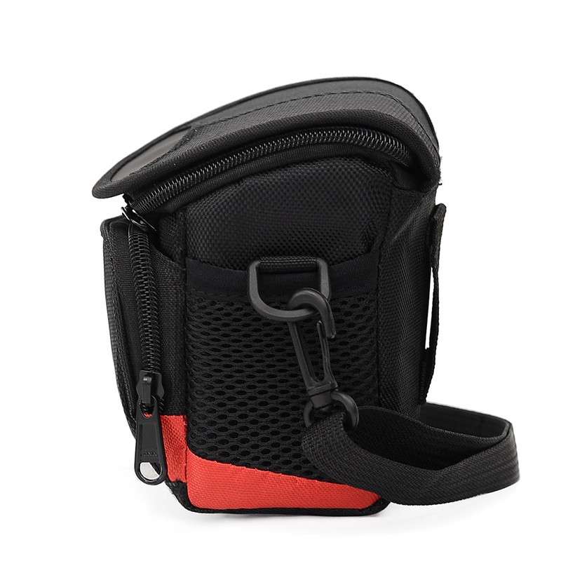 Neoprene SLR Camera Lens Carrying Bag Pouch Bag with Carabiner, Size: 10x14cm(Black)