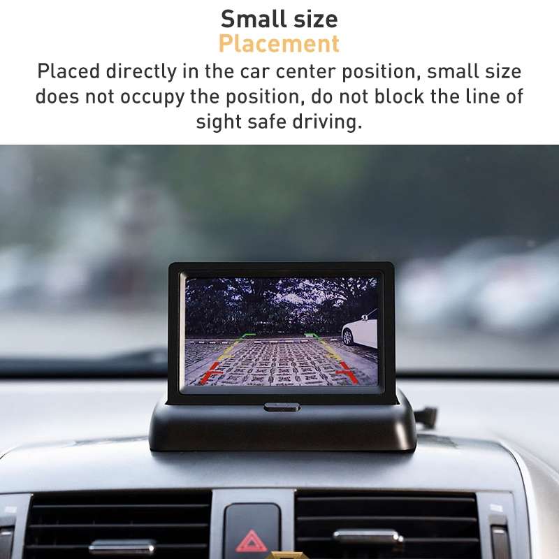 4.3 inch TFT-LCD Color Foldable Car Monitor, Type: PAL/NTSC