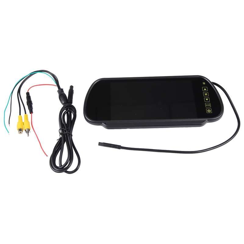 7 inch Rear View TFT-LCD Color Car Monitor , Support Reverse Automatic Screen Function