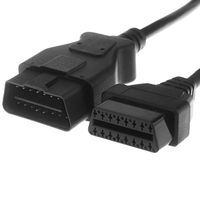 ELM327 OBDII 16 Pin to 16 Pin Bluetooth Car Diagnostic Cable, Length: 1.5m(Black)