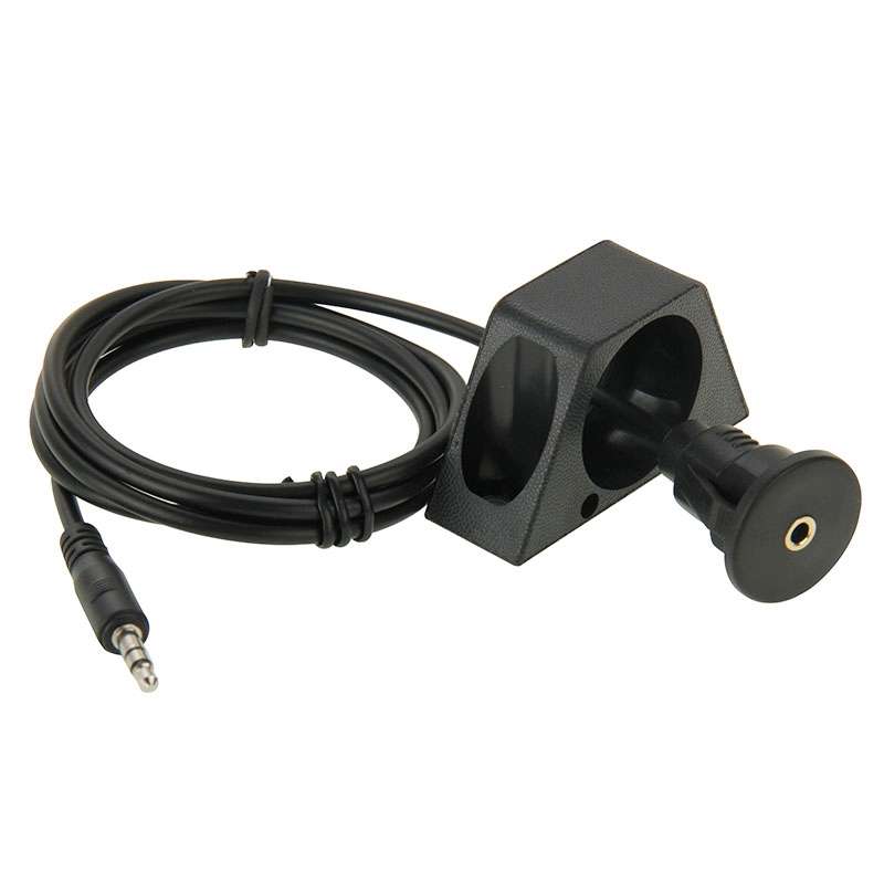 3.5mm Male to Female Extension Cable with Car Flush Mount, Length: 1m