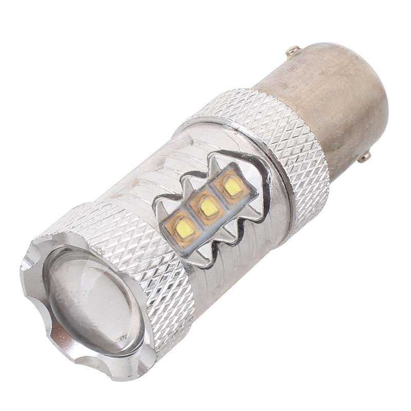 1157/BAY15D 80W 800LM 6500K White Light 16-3535-LEDs Car Brake Light , Constant Current , DC12-24V