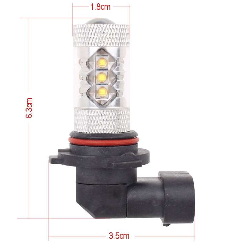 9005 80W 800LM 6500K White Light 16-3535-LEDs Car Foglight , Constant Current , DC12-24V(White Light