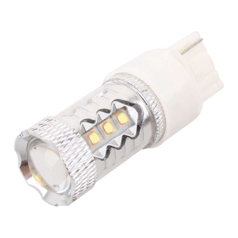 T20/7440 Single Wire 80W 800LM 6500K White Light 16-3535-LEDs Car Foglight, Constant Current , DC12-