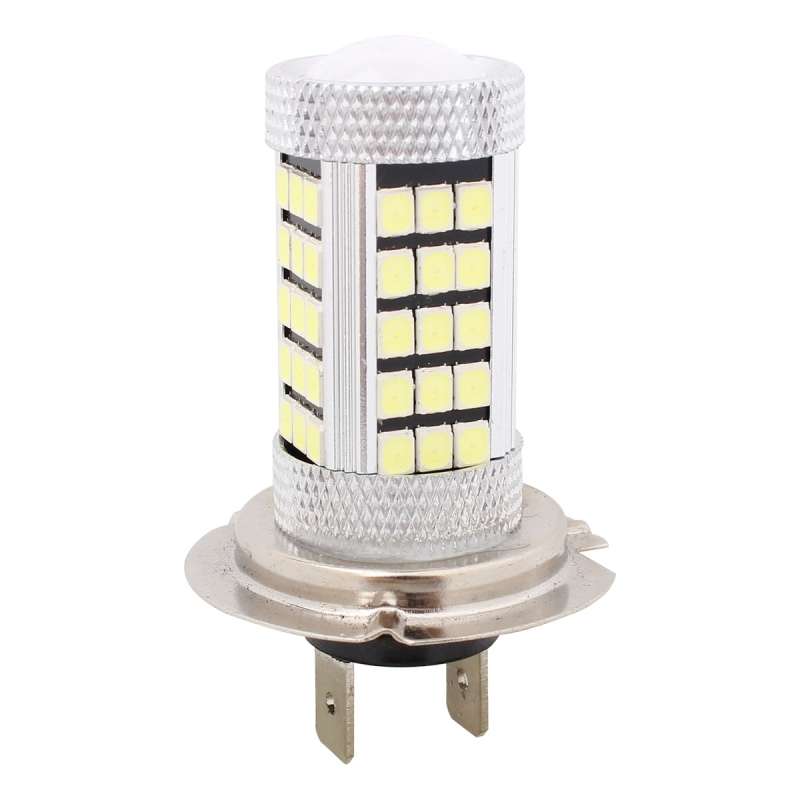 2 PCS H7 12.6W 630LM 6500K White Light 2835 SMD 66 LED Car Fog Light, DC12V