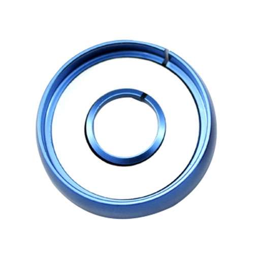 Aluminum Alloy Ignition Key Ring for AUDI A1 & A3 & A4L & TT, VW, POLO, Inside Diameter: about 14cm,
