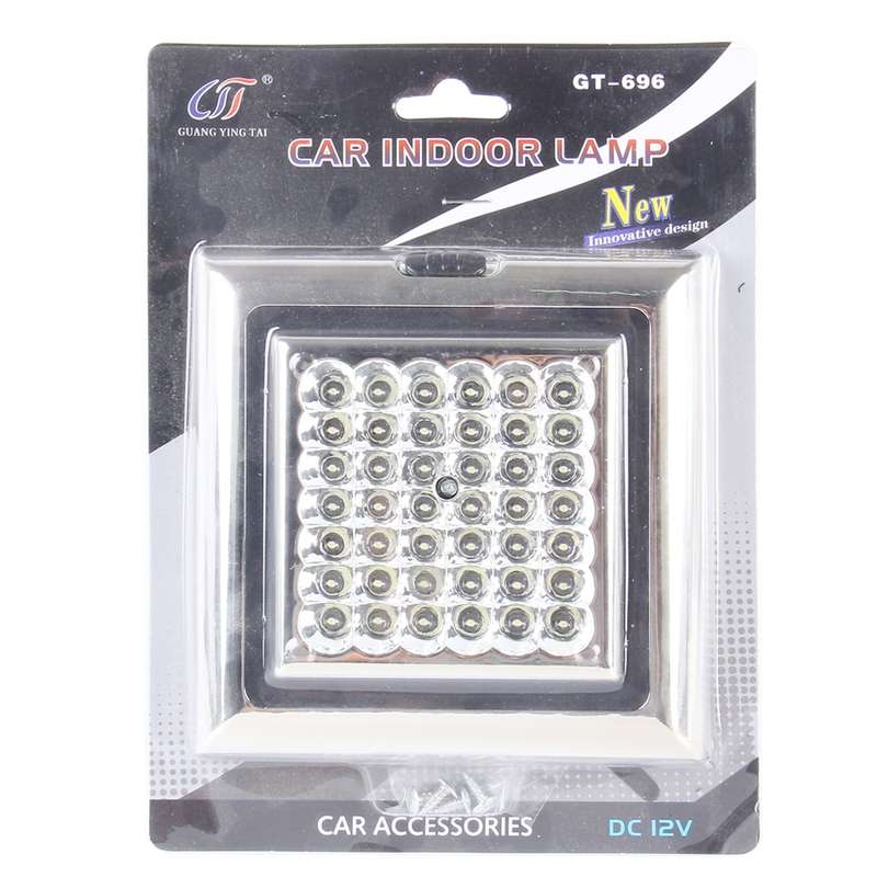 High Power Car Indoor 42 LED 3 Sections Switch Lamp Light, DC 12VWhite Light)