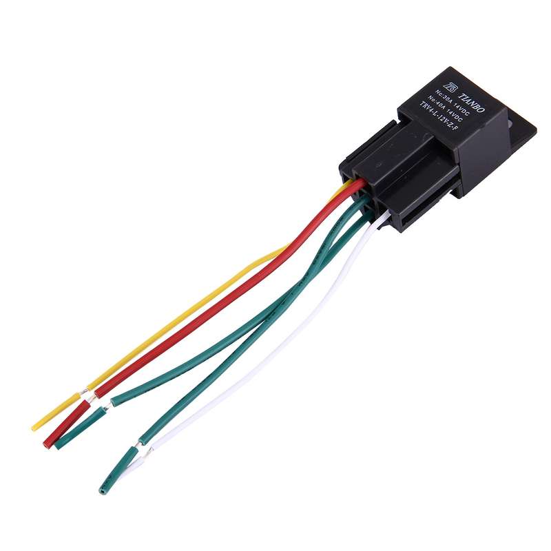 Car Electric Relay, 12V 40A(Black)