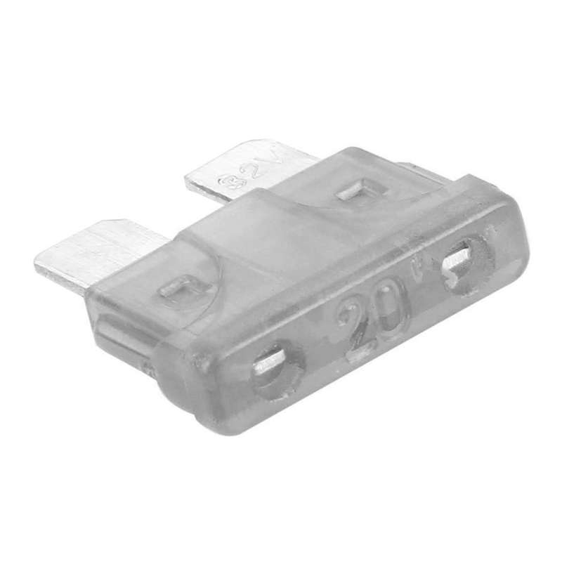 100 PCS Auto Mini Blade Fuse (25A) , DC 12V(Transparent)