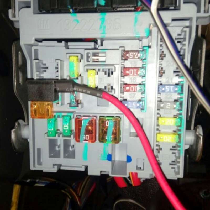 Add-A-Circuit TAP Adapter ATM APM Blade Auto Fuse Holder (Small Size)