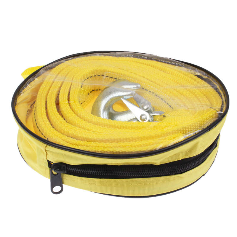 5 Tons Vehicle Towing Cable Rope, Length: 4m(Yellow)