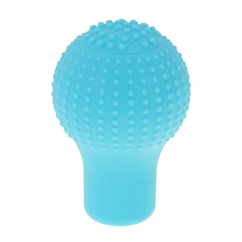Universal Elasticity Nonslip Soft Silicone Car Gear Shift Knob Cover(Grey)