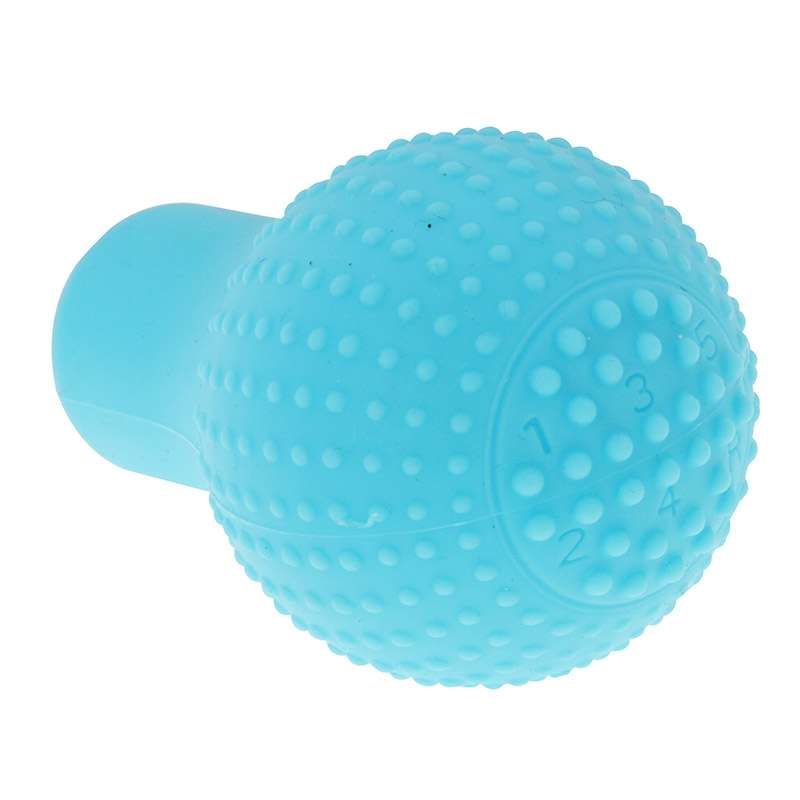 Universal Elasticity Nonslip Soft Silicone Car Gear Shift Knob Cover(Grey)