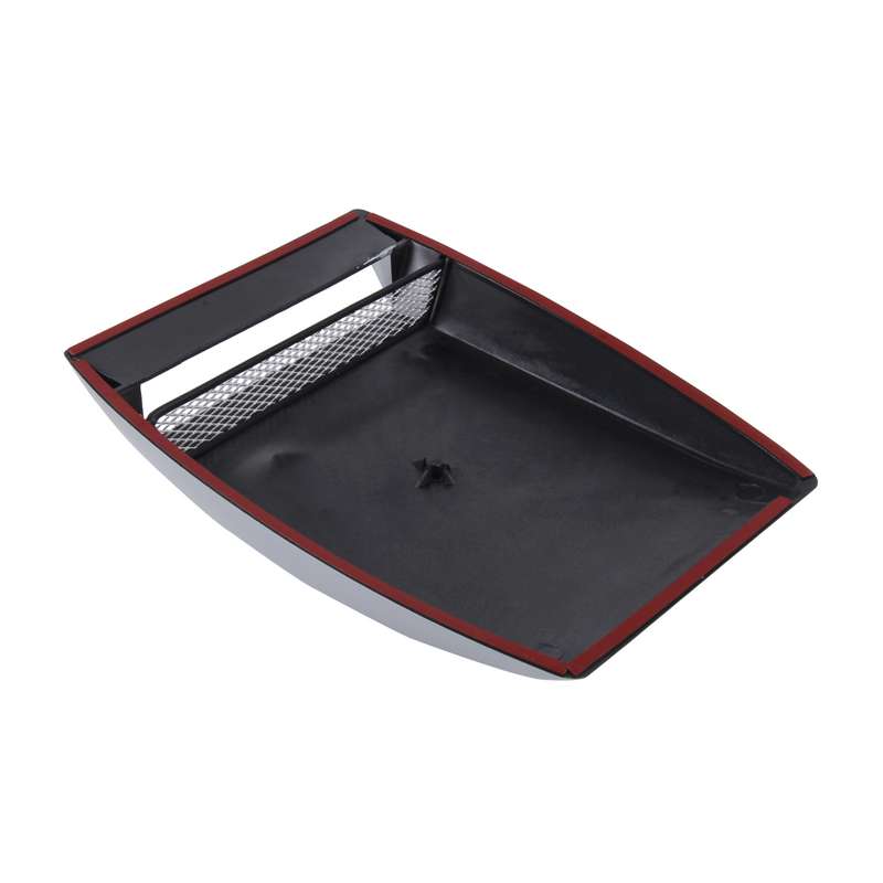 Car Turbo Style Air Intake Bonnet Scoop for Car Decoration(White)