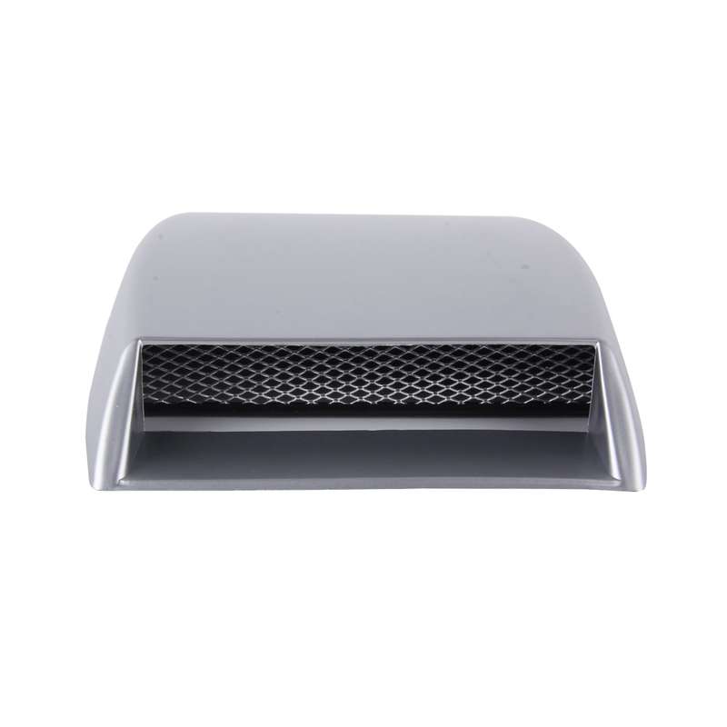 Car Turbo Style Air Intake Bonnet Scoop for Car Decoration(White)
