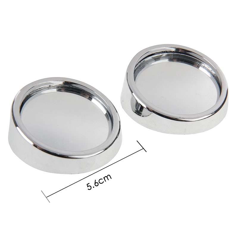 2 PCS SY-022 Car Vehicle Mirror Blind Spot Rear View Small Round Mirror, Diameter: about 5.6cm(Silve