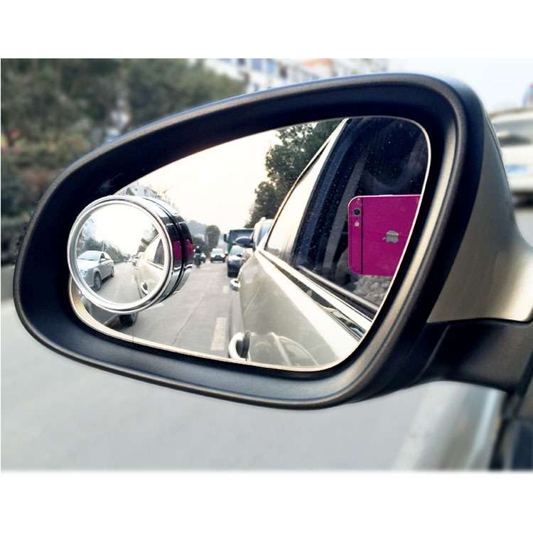 2 PCS SY-022 Car Vehicle Mirror Blind Spot Rear View Small Round Mirror, Diameter: about 5.6cm(Silve