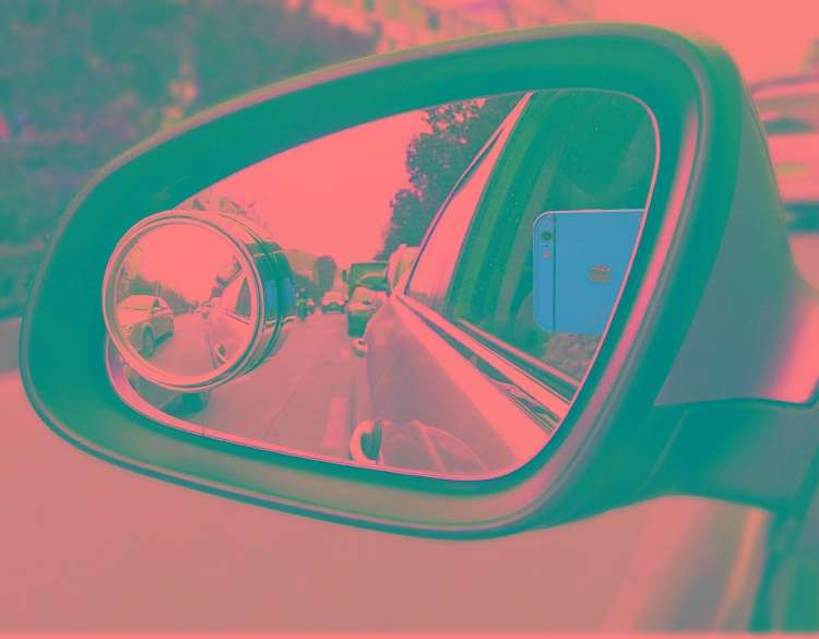 2 PCS SY-022 Car Vehicle Mirror Blind Spot Rear View Small Round Mirror, Diameter: about 5.6cm(Silve