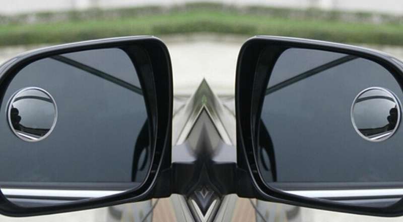 2 PCS SY-022 Car Vehicle Mirror Blind Spot Rear View Small Round Mirror, Diameter: about 5.6cm(Silve