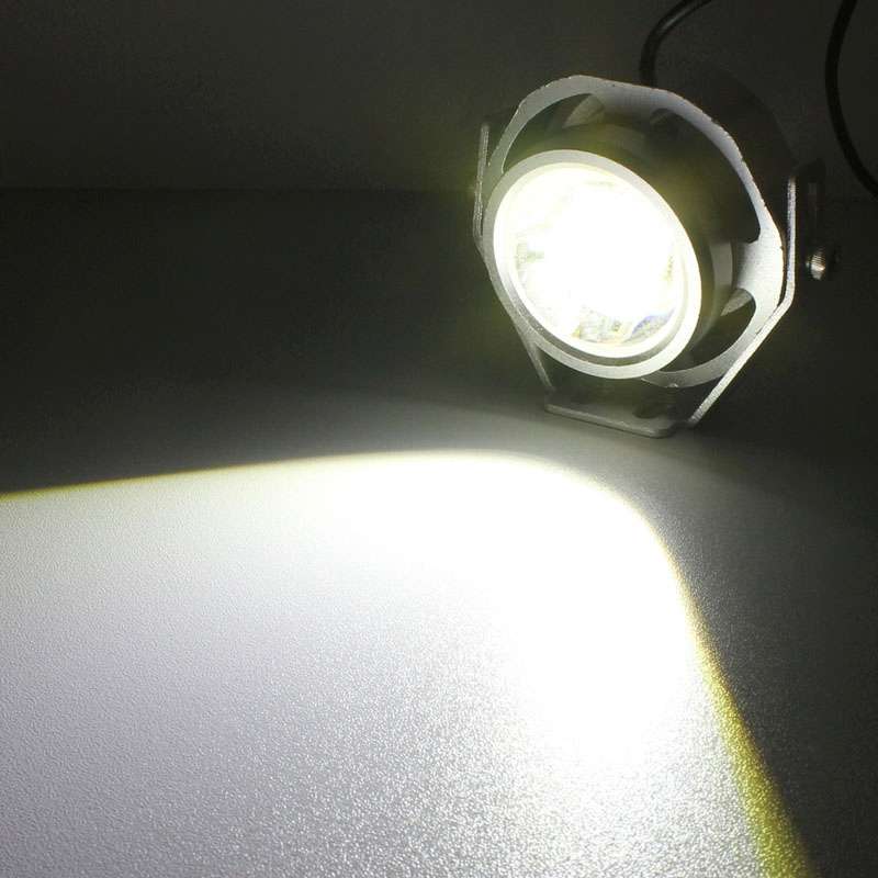10W 500LM White Light 6500K COB LED Wired Hexagon Eagle Eyes Car Fog Lamp,Wire Length:35cm, DC 12-24
