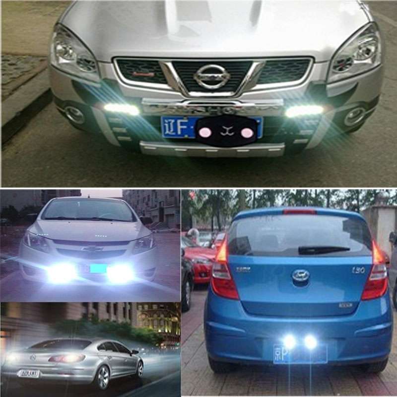 10W 500LM White Light 6500K COB LED Wired Hexagon Eagle Eyes Car Fog Lamp,Wire Length:35cm, DC 12-24