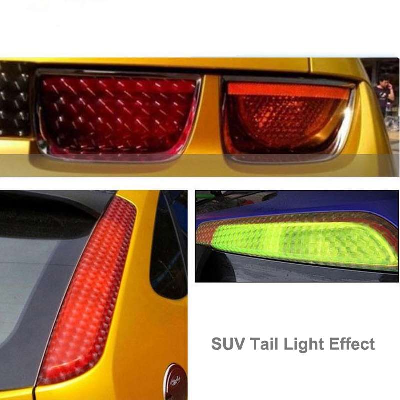 3D Effect Cat Eye Car Head Light Film Taillight Vinyl Film, Size: 30cm x 100cm(Black)
