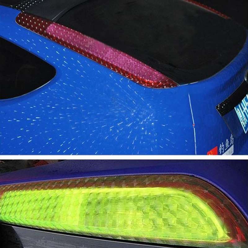 3D Effect Cat Eye Car Head Light Film Taillight Vinyl Film, Size: 30cm x 100cm(Black)