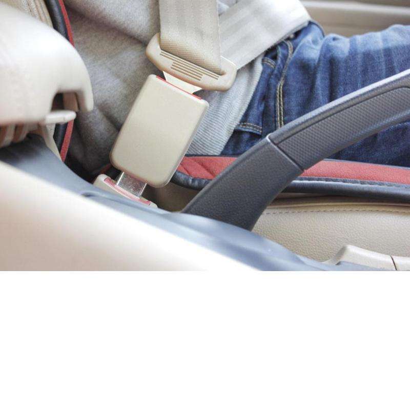 2 PCS Universal Car Seat Belt Extension Buckle(Black)