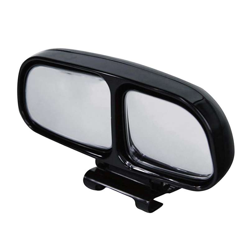 Left Side Rear View Blind Spot Mirror Universal adjustable Wide Angle Auxiliary Mirror(Silver)