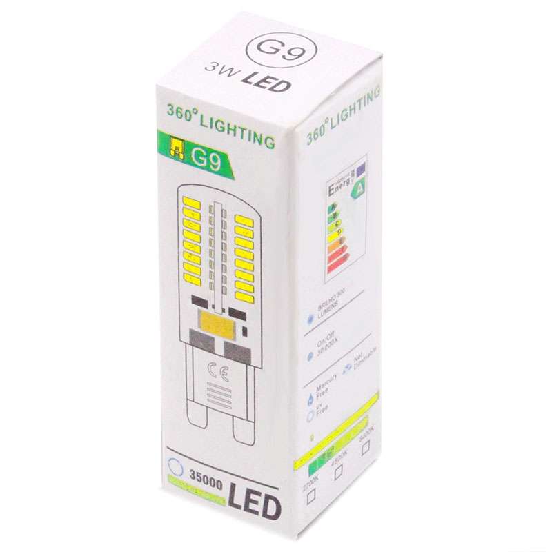 G9 3W 220-240LM Warm White Light 48-2835-LED Car Light Bulb, AC 220V