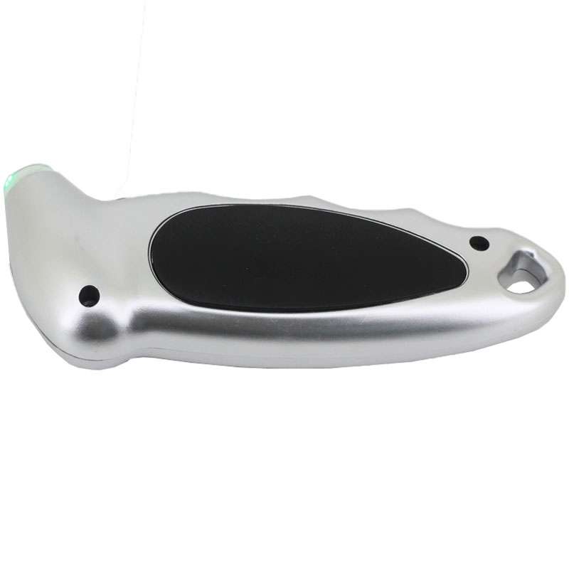1/4 inch LCD Display Screen Digital Tire Gauge with LED Light, Pressure Range: 0-100PSI(Silver)