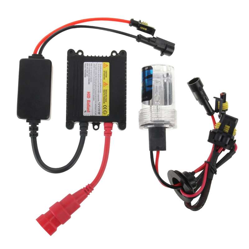 DC12V 35W H7 HID Xenon Super Vision Light Single Beam Waterproof High Intensity Discharge Lamp Kit,