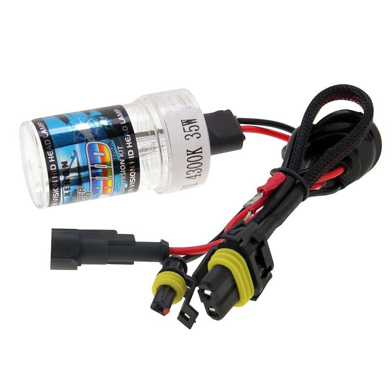 DC12V 35W H1 HID Xenon Light Single Beam Super Vision Waterproof Head Lamp, Color Temperature: 4300K