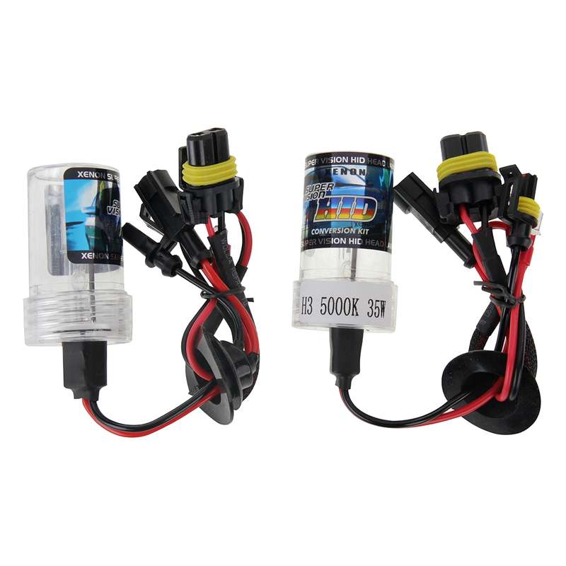 DC12V 35W H3 HID Xenon Light Single Beam Super Vision Waterproof Head Lamp, Color Temperature: 6000K