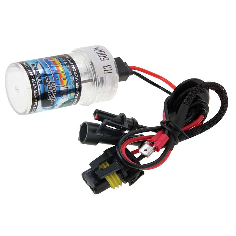 DC12V 35W H3 HID Xenon Light Single Beam Super Vision Waterproof Head Lamp, Color Temperature: 6000K