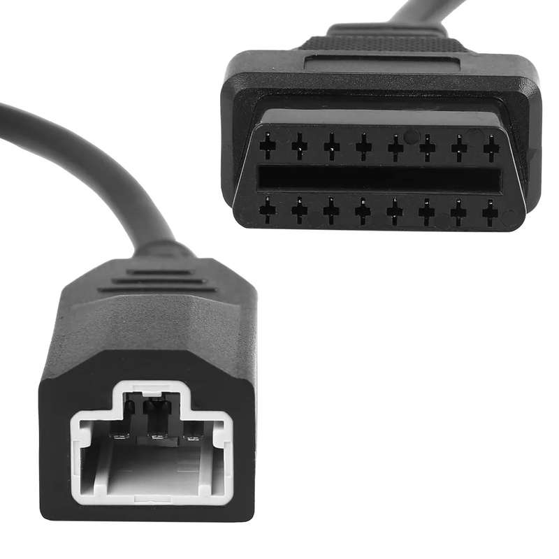3 Pin to 16 Pin OBD Diagnostic Cable for Honda(Black)
