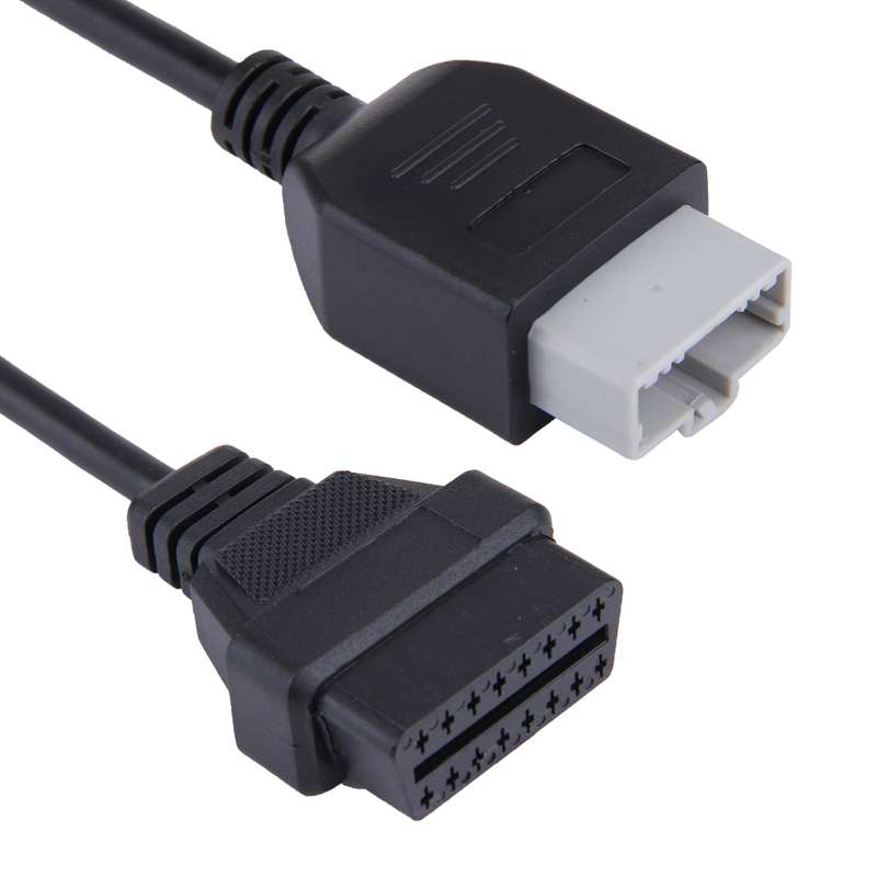 5 Pin to 16 Pin OBDII Diagnostic Cable for Honda, Full Length: 20.5cm(Black)