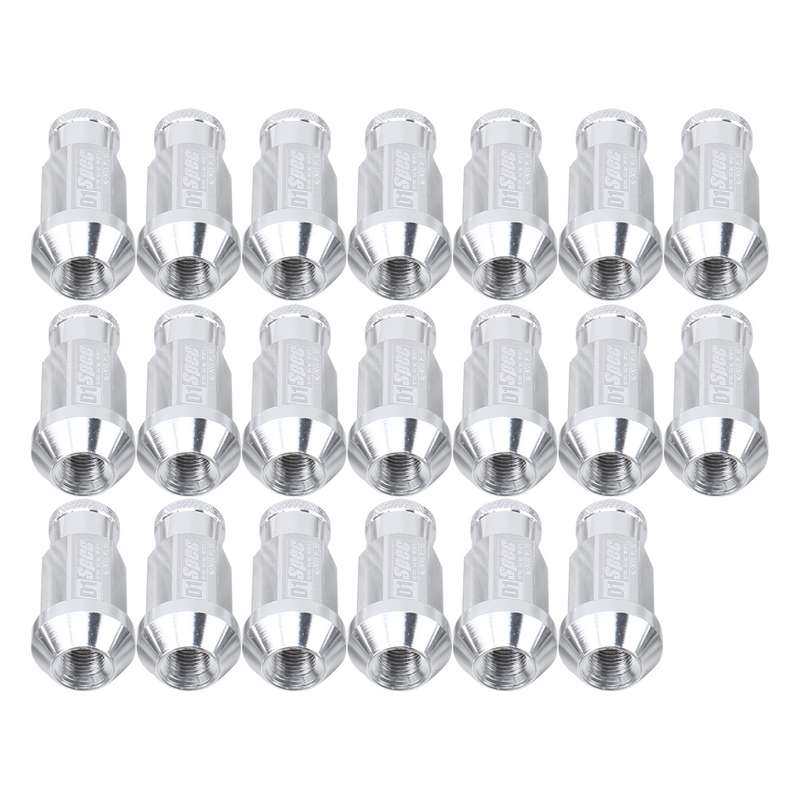 D1 Spec P1.5 M12x1.25 Racing Wheel Nut, Length: 50mm(Silver)
