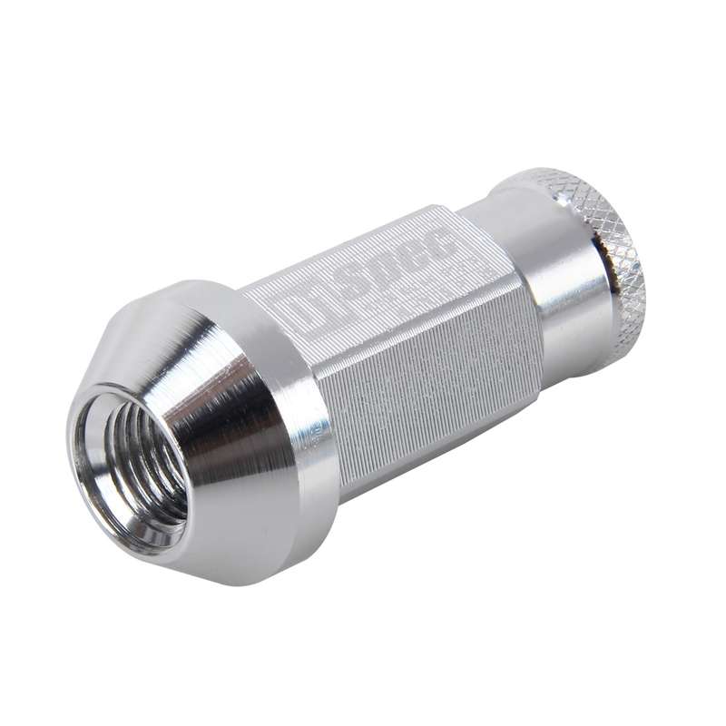 D1 Spec P1.5 M12x1.25 Racing Wheel Nut, Length: 50mm(Silver)