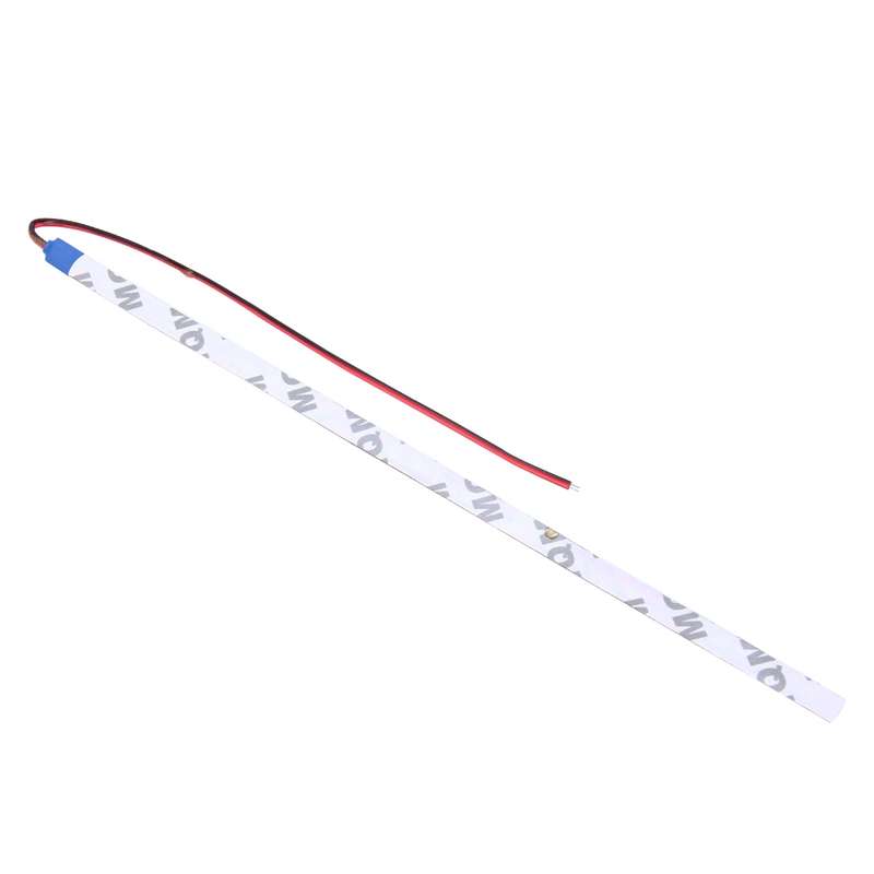 10 PCS 30cm 15 LED Waterproof Flexible Car Strip Light, DC 12V(Red Light)