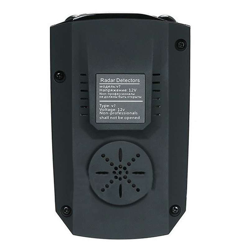 V7 Car Anti-Police Radar Detector 360 Protection Defense Laser Detection, Built-in Russian & English