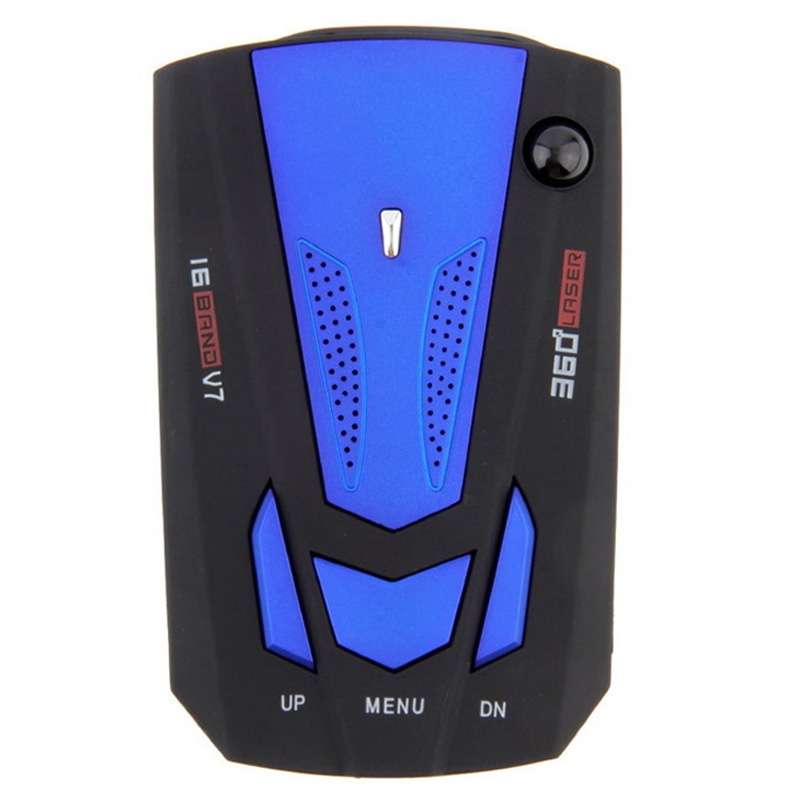 V7 Car Anti-Police Radar Detector 360 Protection Defense Laser Detection, Built-in Russian & English