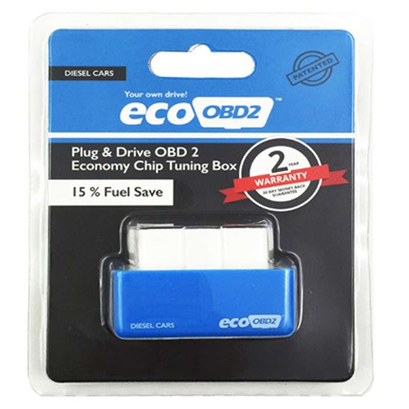 Super Mini EcoOBDII Plug and Drive Chip Tuning Box for Internal Combustion Engine, Lower Fuel and Lo