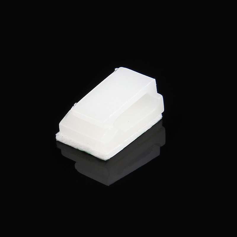 100 PCS Adhesive Backed Cable Clip Set(White)