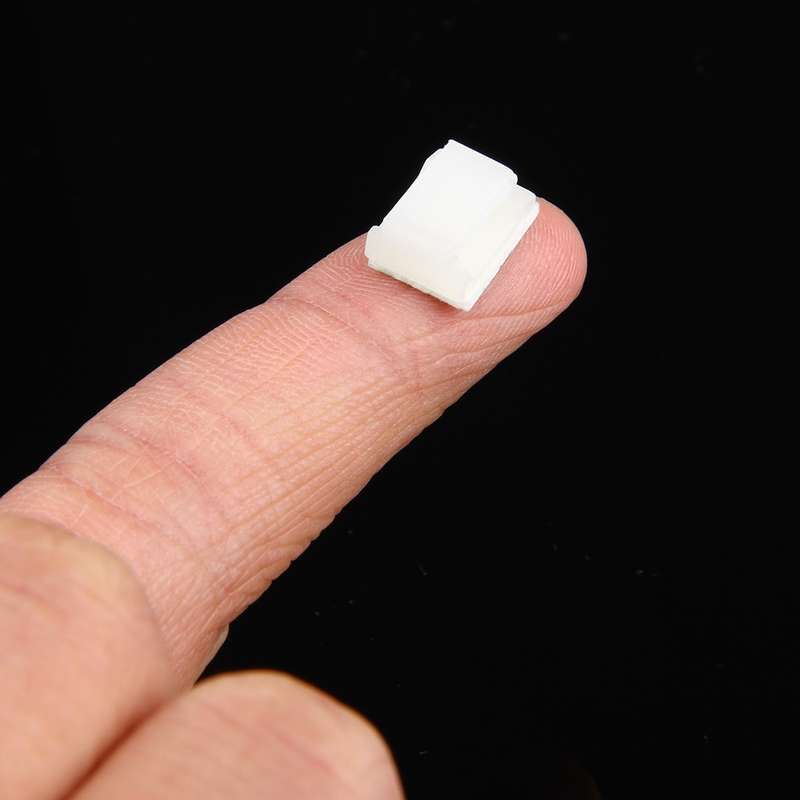 100 PCS Adhesive Backed Cable Clip Set(White)