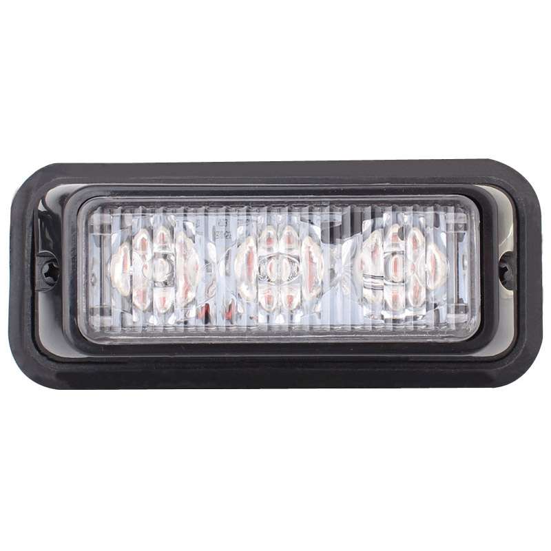 9W 540LM 3-LED Yellow Light Wired Car Flashing Warning Signal Lamp, DC12V, Wire Length: 95cm