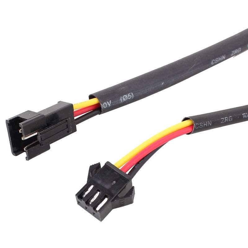 2 PCS 6W 360LM 6500K 597-577nm White + Yellow Wired LED Tube Daytime Running Light DRL Steering Lam